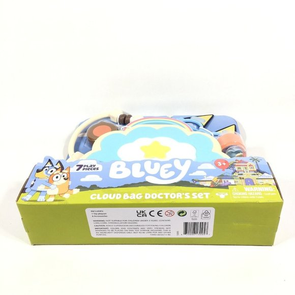 Bluey Cloud Bag Doctors Check Up Set 7 Pieces NEW 2022 - Picture 11 of 11